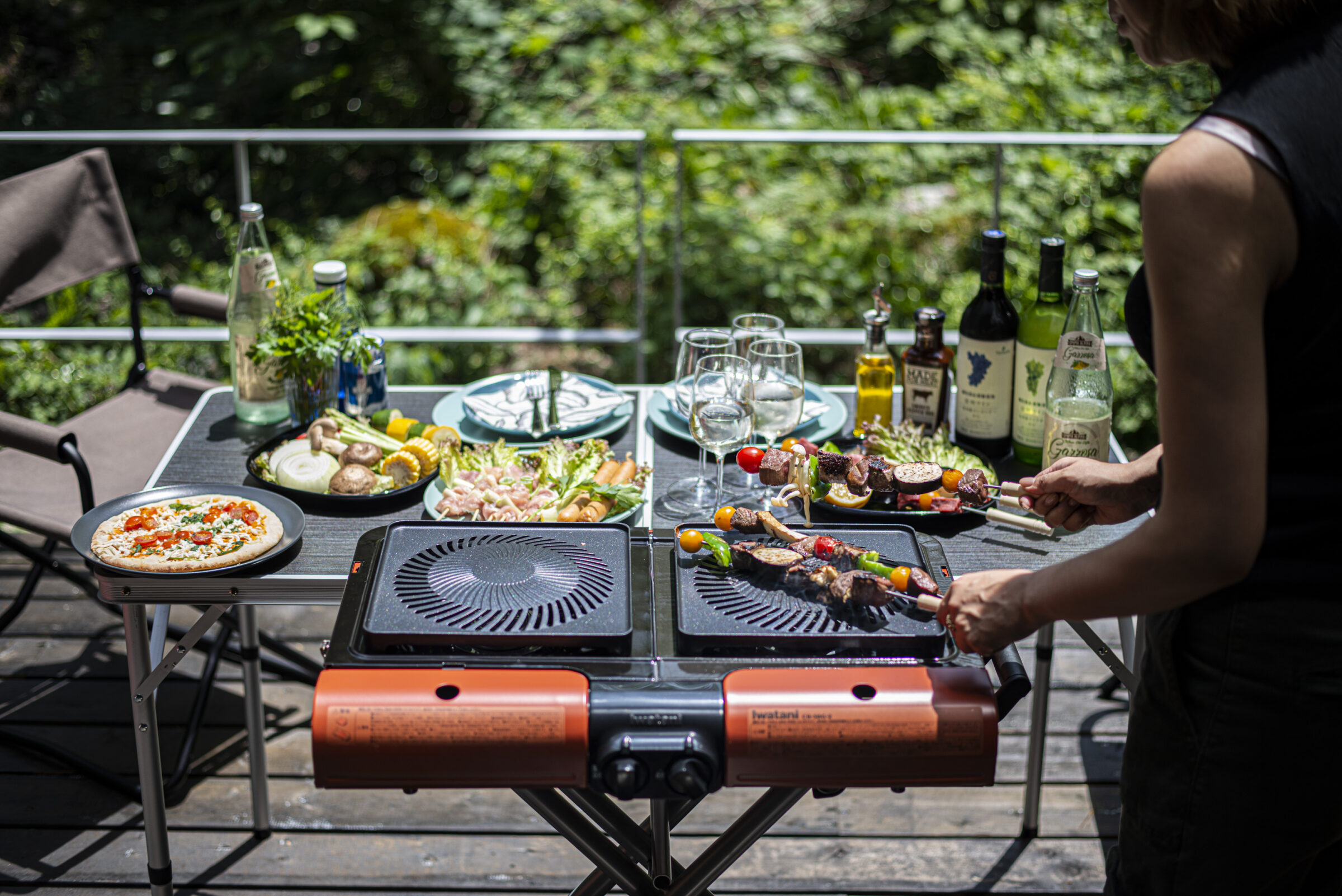 無料のBBQセットをご用意しています | シェルター白馬